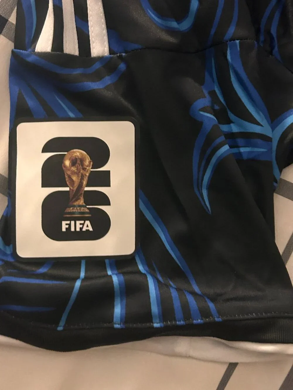 Barely Worn Argentina FAN Away FIFA World Cup 2026 Soccer Jersey Size 2XL